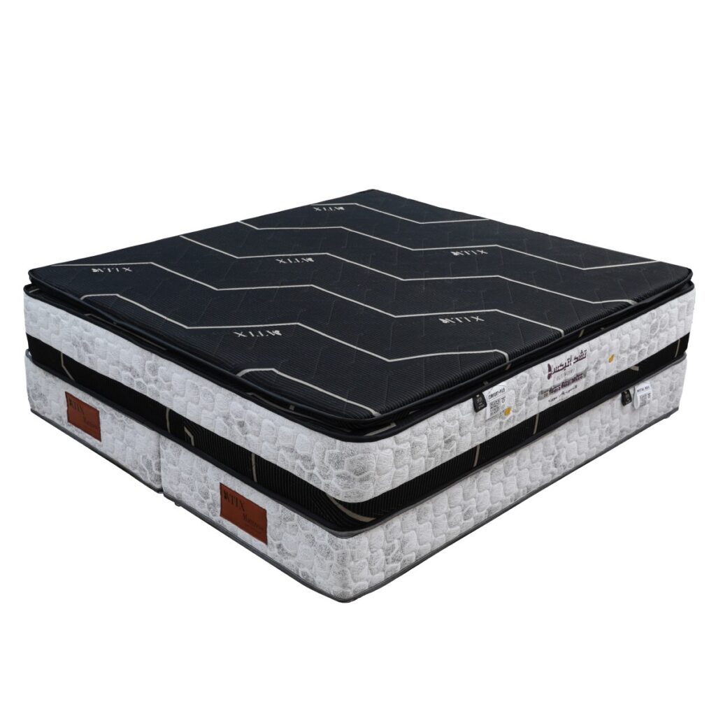 تشک پد دار آتیکس مدل کامفورت پلاس با تشکچه پر و ارتفاع بلند