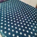 پتو ژله ای دو نفره ستاره رنگ کله غازی