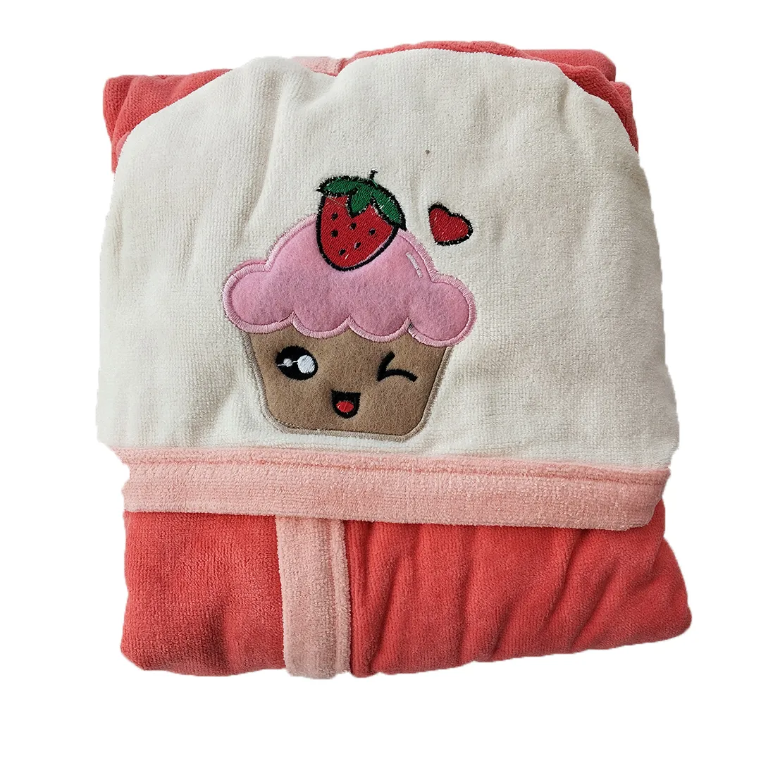 IMG_20250920_125217 حوله پالتویی کودک بالاست مدل توت فرنگی سایز 100 - Image 1