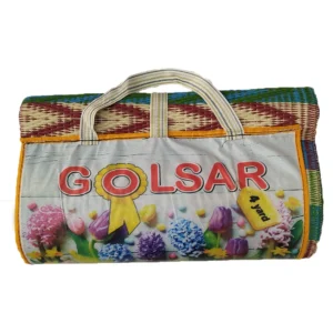 زیر انداز حصیری گلسار بسته