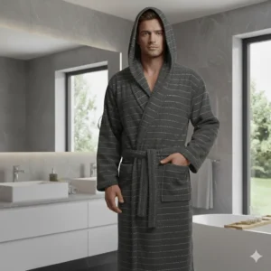 حوله تن پوش ابریشمی گلبرگ رنگ طوسی تیره