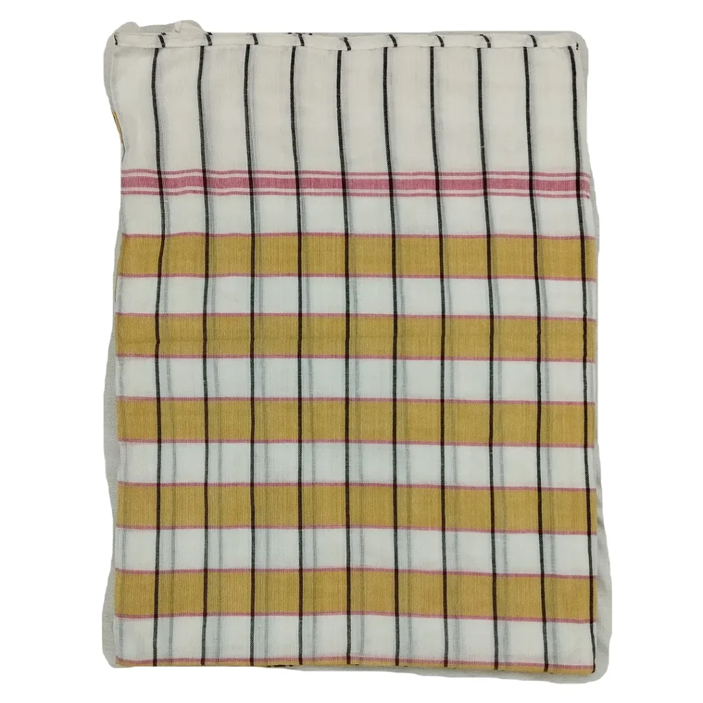 شمد رو انداز نخی رنگ زرد