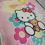 پتو ژله ای عروسکی طرح کیکتی صورتی