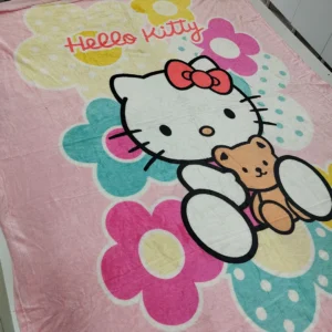 پتو ژله ای عروسکی طرح کیکتی صورتی