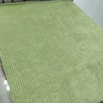 پتو ژله ای دو نفره پلیسه رنگ پسته ای