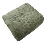 پتو گلبافت دو نفره رنگ سبز