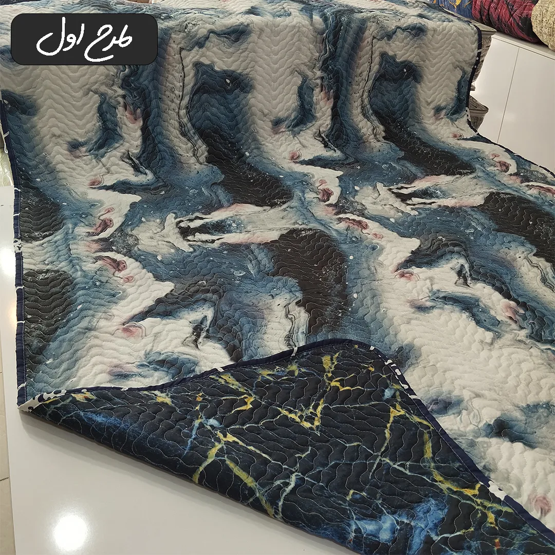 سرویس روتختی یک نفره پنبه دوزی طرح اول