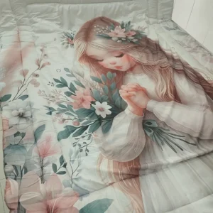 روتختی سه‌بعدی طرح دختر مهربان