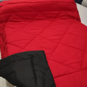 سرویس روتختی دو نفره 6تکه قرمز/مشکی کدc3