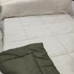 سرویس روتختی دو نفره 6تکه یشمی/کرمی کدc2 - Image 2