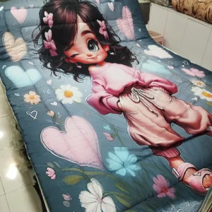 وتختی سه‌بعدی طرح دختر ملوس (4 تکه)