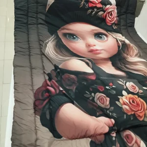 روتختی سه‌بعدی طرح دختر مهربان 2 (4 تکه)